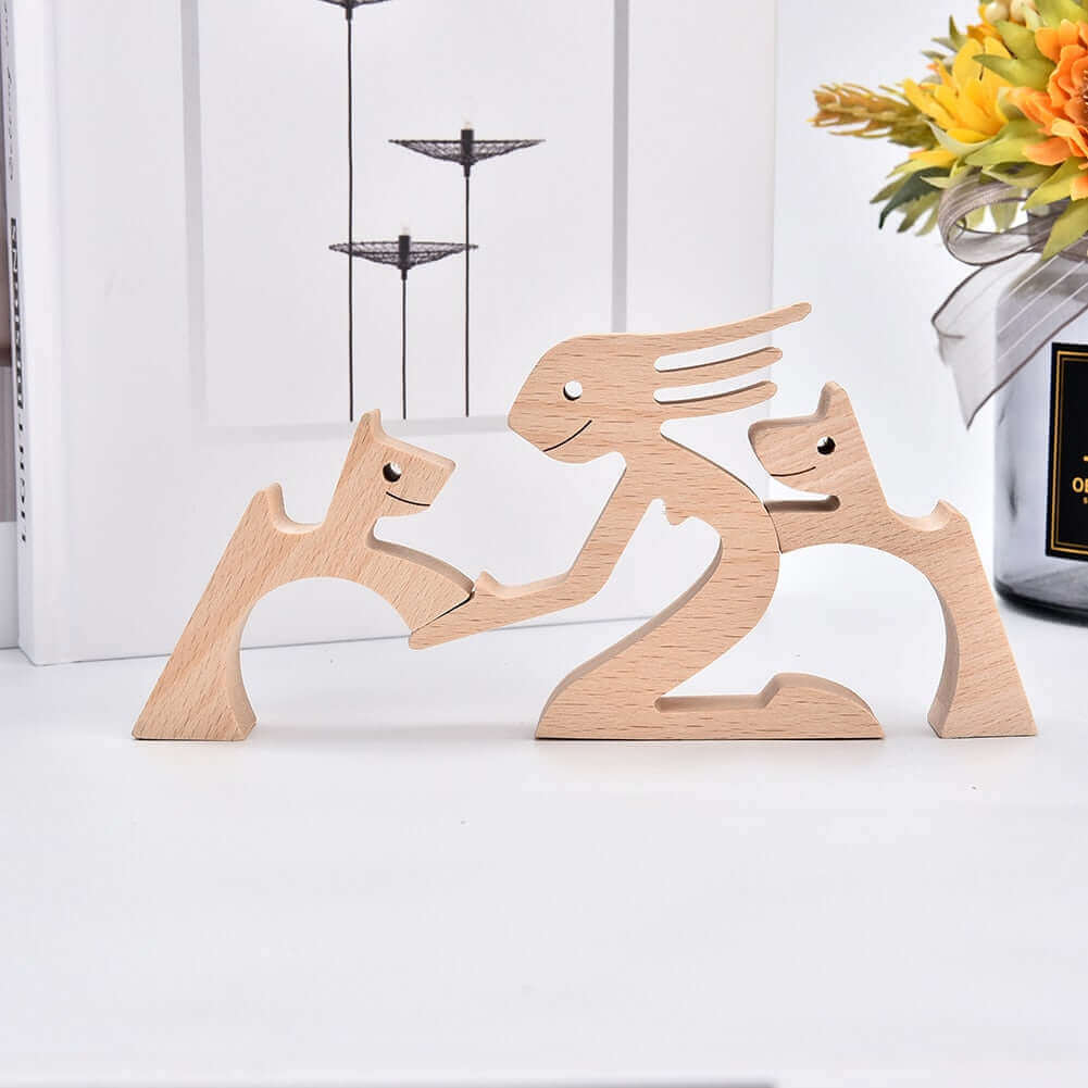 Deense houten dierenornamenten