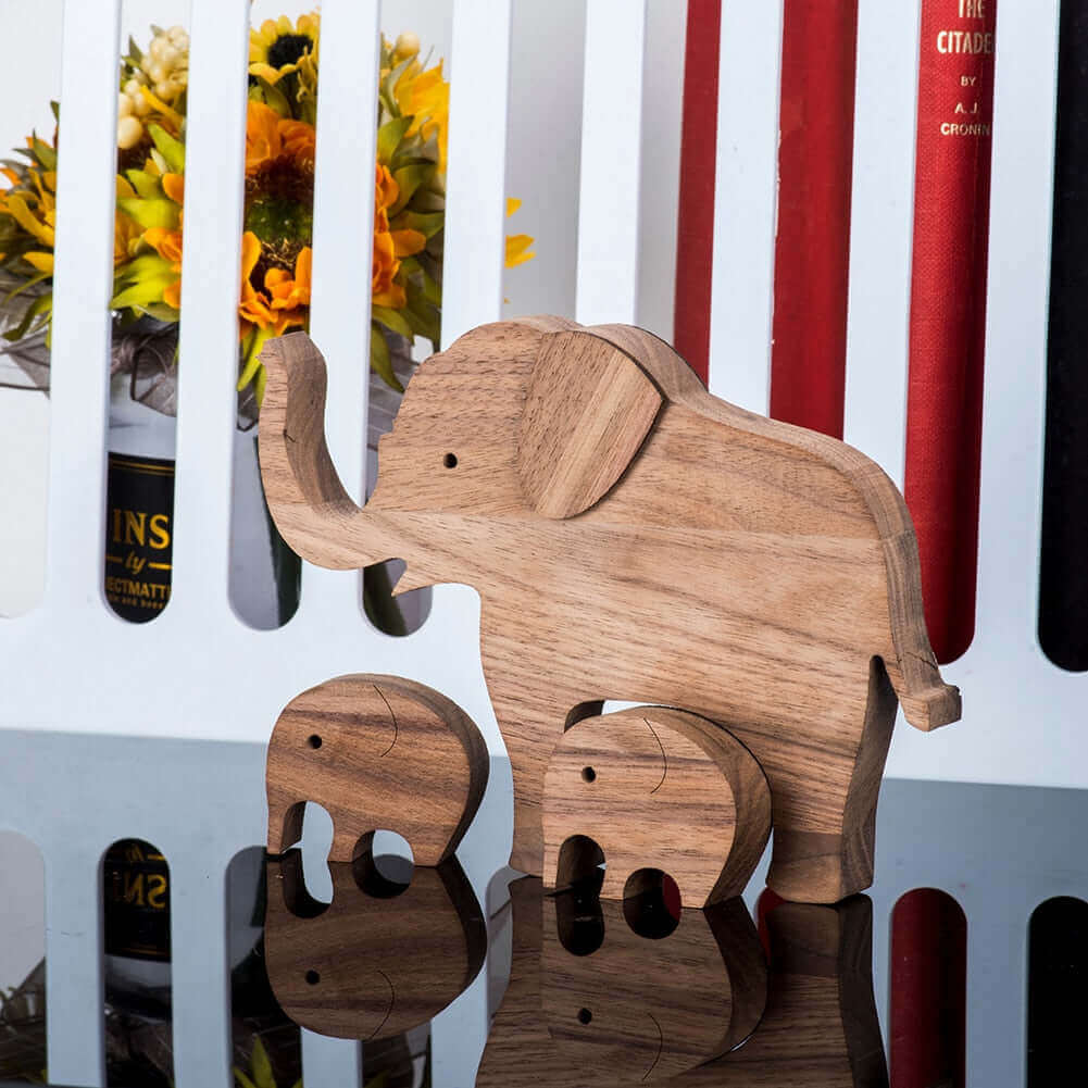 Deense houten dierenornamenten
