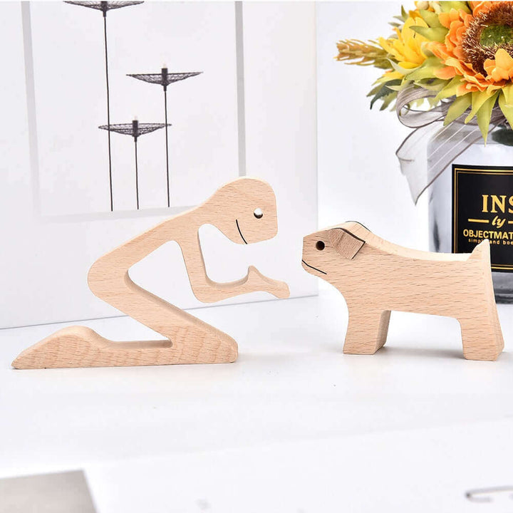 Deense houten dierenornamenten