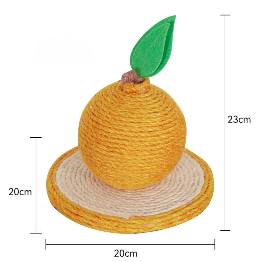 Kattenkrabpaal Oranje van Sisal Arosta