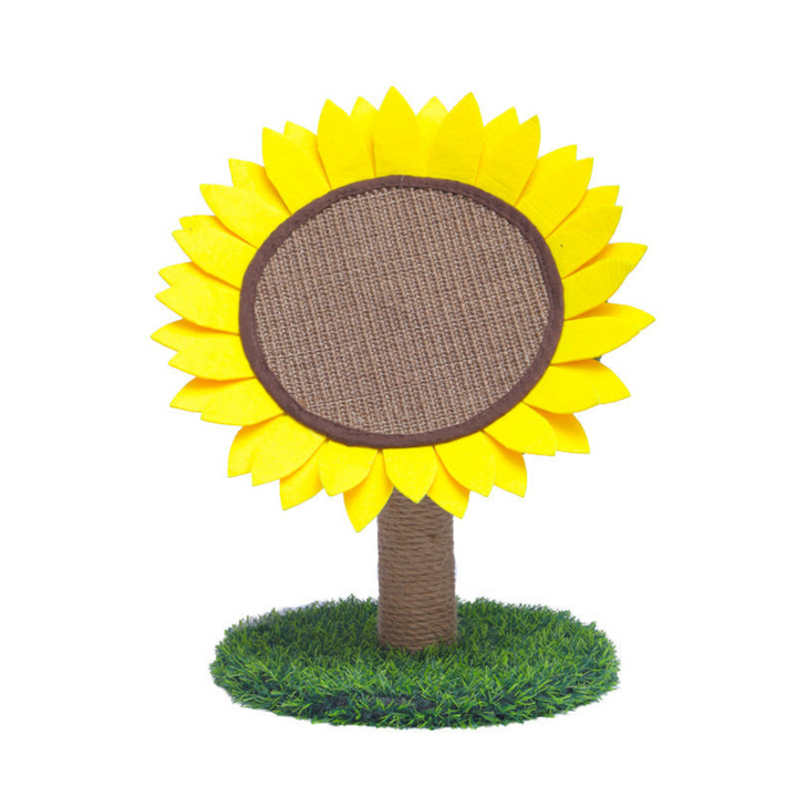 Kat Zonnebloem Krabpaal gemaakt van Sisal Arosta