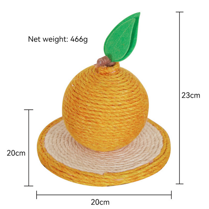 Kattenkrabpaal Oranje van Sisal Arosta