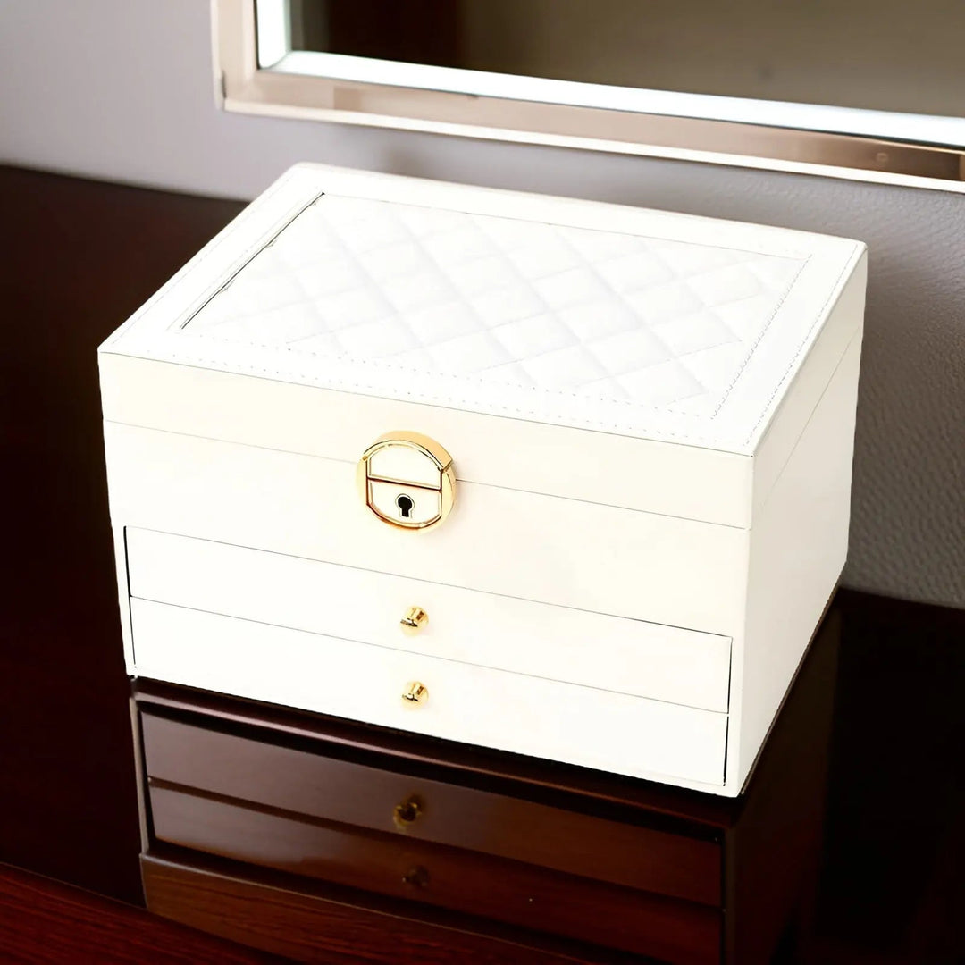 EleganceBox Luxe Sieraaddoos – Meerdere Opbergdoos voor Sieraden