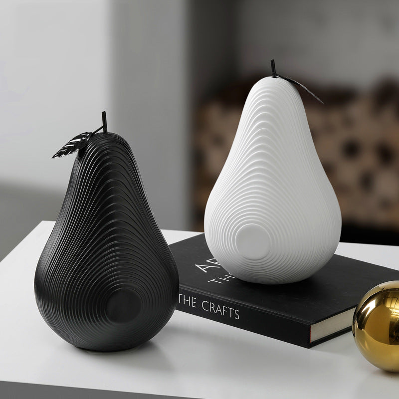 Monochrome Obstharz Decor