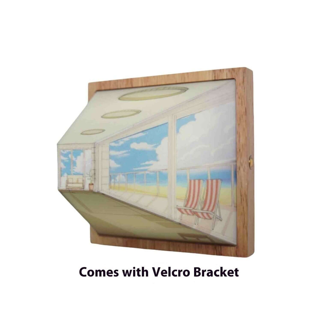 3D Illusions-Nachtlicht Galerie Nachttisch Bild Stil Kreatief Modern Simuleren Zonlicht Tekening Nachtlicht Geschenk