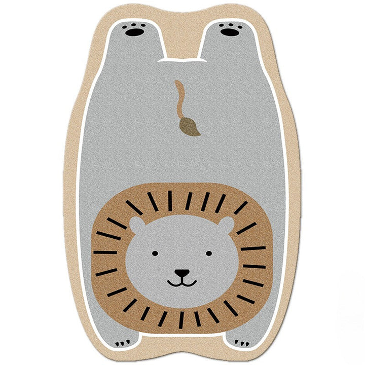 Arosta | Schattige Dieren Woonkamer Decoratieve Tapijten – Pluche Zachte Cartoon Slaapkamer Tapijt