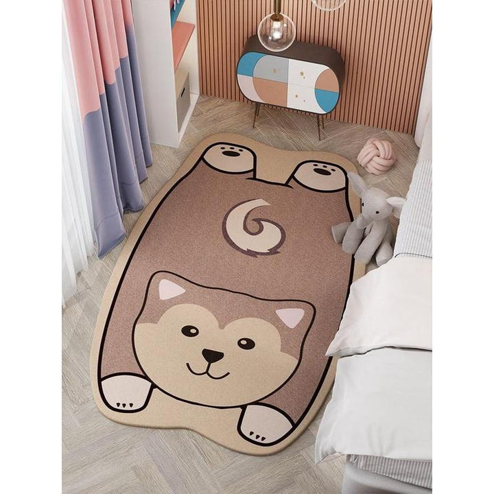 Arosta | Schattige Dieren Woonkamer Decoratieve Tapijten – Pluche Zachte Cartoon Slaapkamer Tapijt