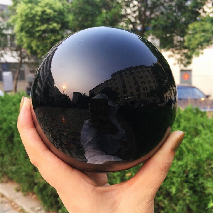 Obsidiaanse kristallen bol decoratie