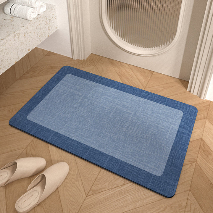 Niet-slip Minimalisme Badkamer Vloermat - Super Absorberend, Makkelijk Schoon Te Maken