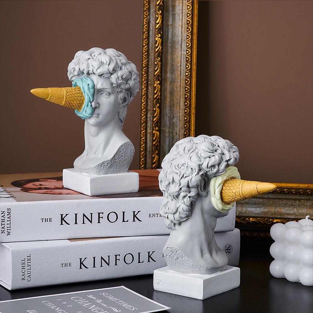 Figure Face IJssculptuur