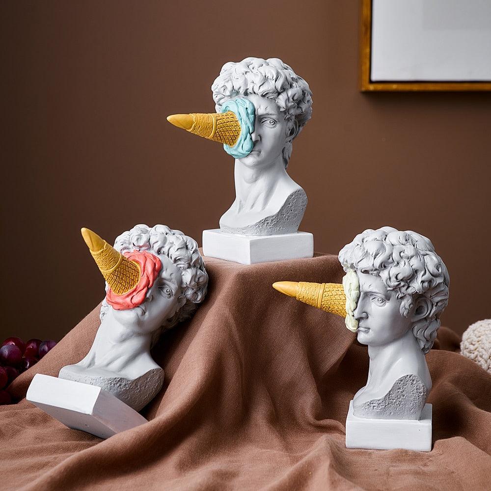 Figure Face IJssculptuur