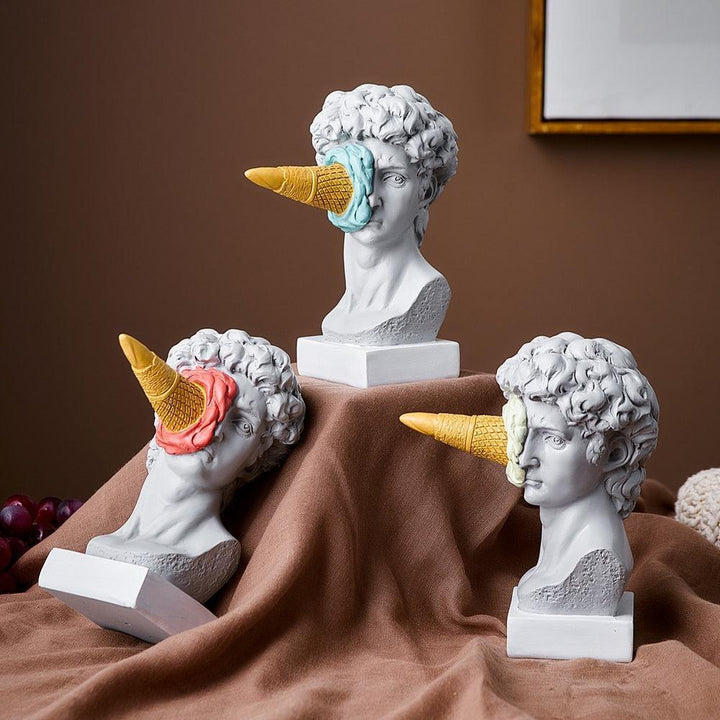 Figure Face IJssculptuur