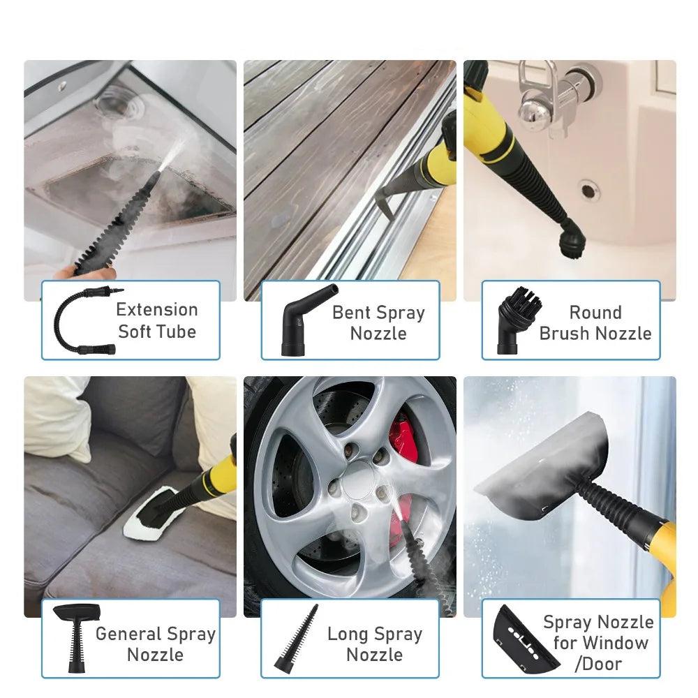 Arosta | Handheld Stoomreiniger – Stoomreiniger voor Tapijten & Voertuigen met Hoge Temperatuur