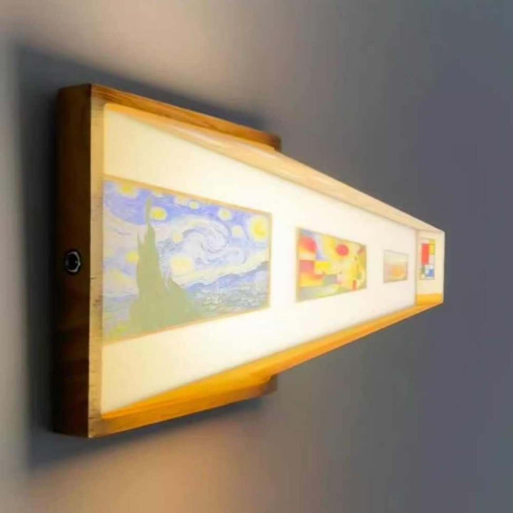 3D Illusions-Nachtlicht Galerie Nachttisch Bild Stil Kreatief Modern Simuleren Zonlicht Tekening Nachtlicht Geschenk