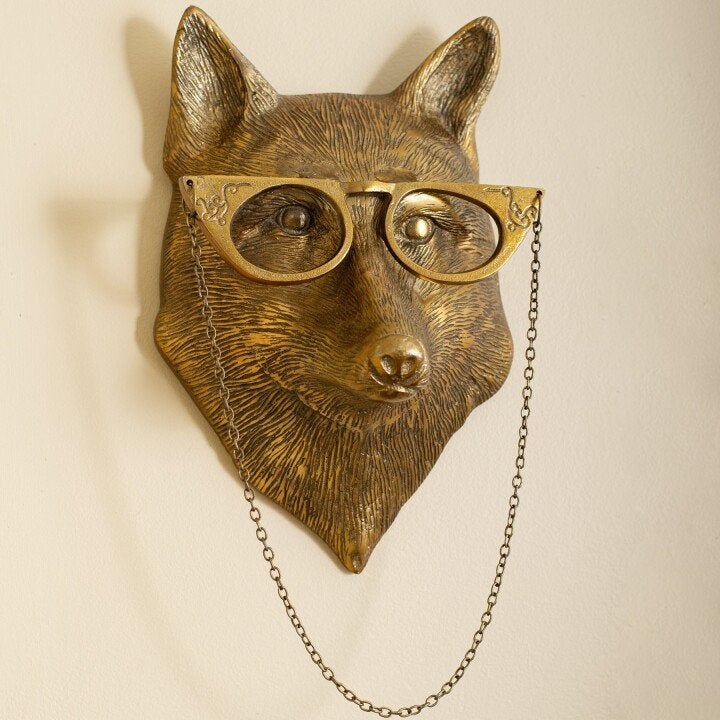 Unieke wanddecoratie met dierenkop voor thuis