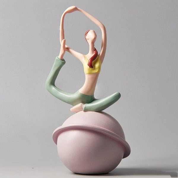 Yoga Lady Beeldje Sculptuur