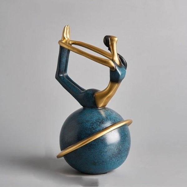 Yoga Lady Beeldje Sculptuur