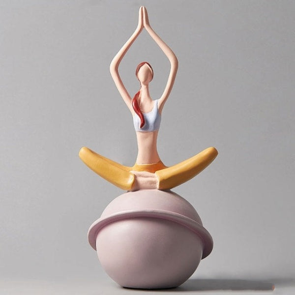 Yoga Lady Beeldje Sculptuur