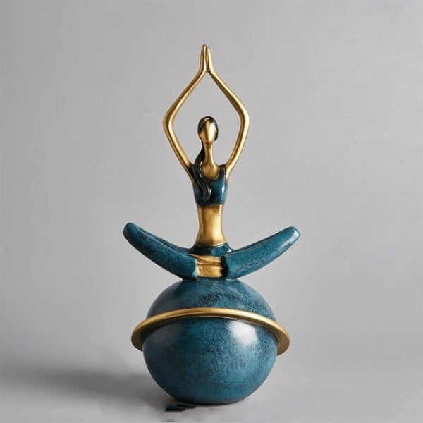 Yoga Lady Beeldje Sculptuur