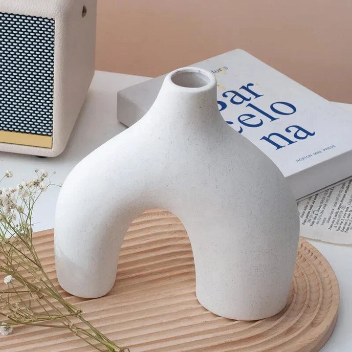 Onregelmatig Minimalistisch Keramiek Vazen-Set voor Moderne Decoratie | Arosta