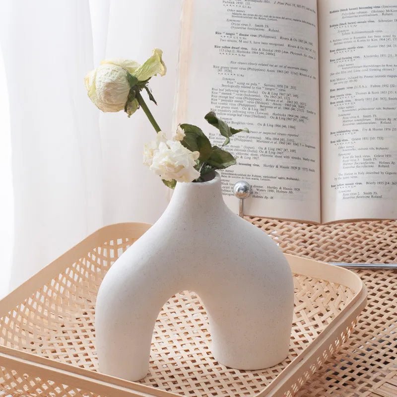 Onregelmatig Minimalistisch Keramiek Vazen-Set voor Moderne Decoratie | Arosta