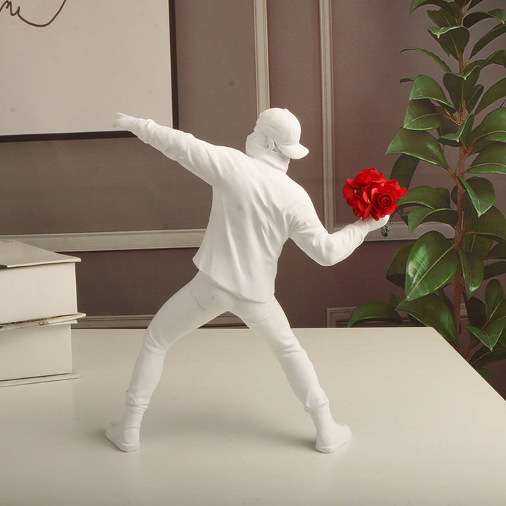 Emrys - Banksy Bloemen Provocateur
