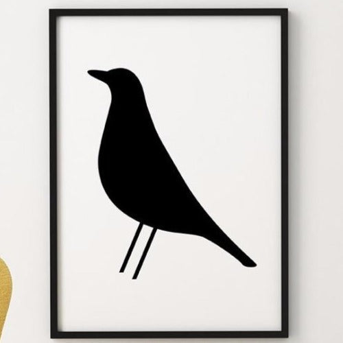 Eames Bird Nordic Scandinavisch - Canvas Wandkunst Print