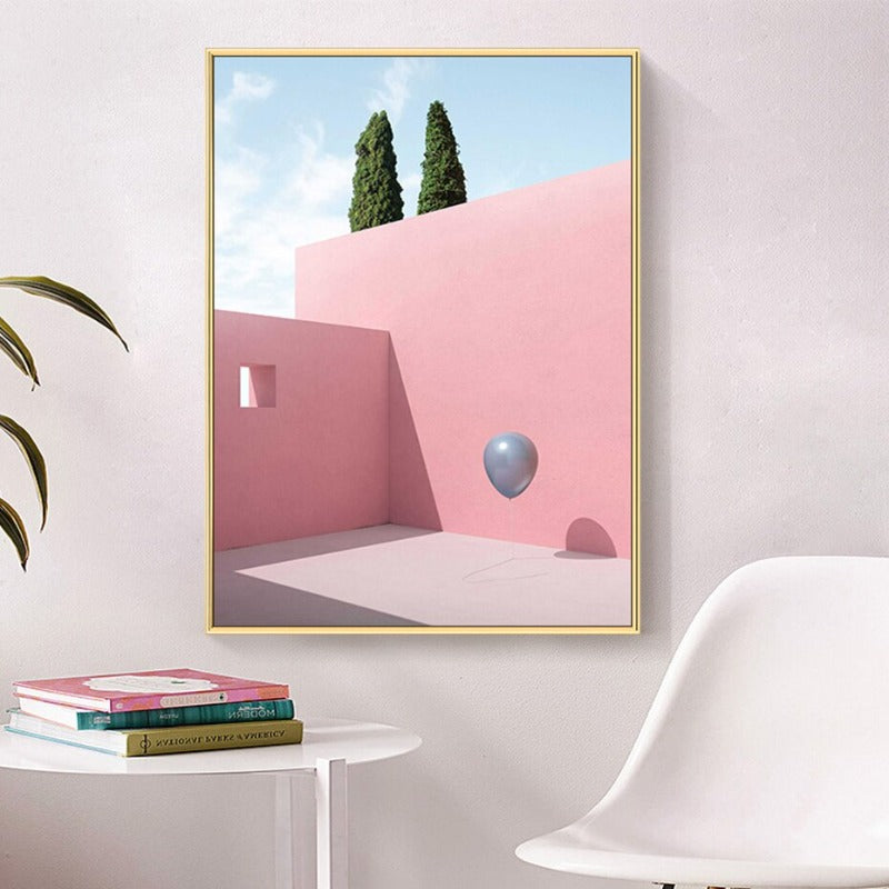 Stilleven Moderne Gebouw - Canvas Muurkunst Print