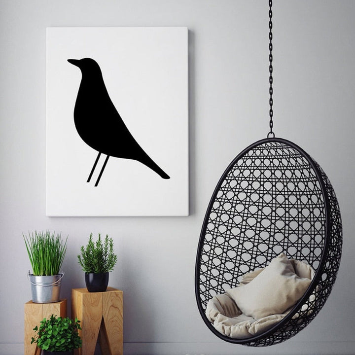 Eames Bird Nordic Scandinavisch - Canvas Wandkunst Print