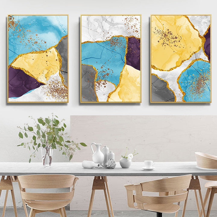 Marmel Poster en Prints - Canvas Wand Kunst Schilderij