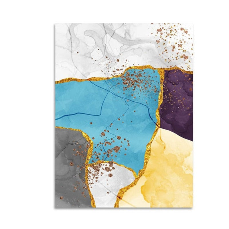 Marmel Poster en Prints - Canvas Wand Kunst Schilderij
