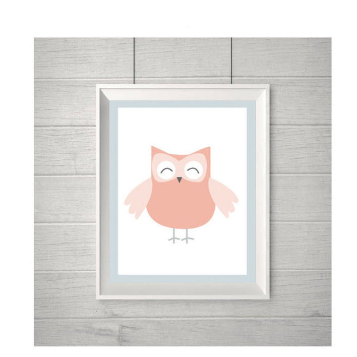 Love Owl - Canvas Muurdecoratie Schilderij