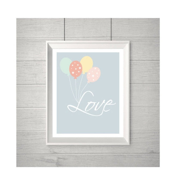 Love Owl - Canvas Muurdecoratie Schilderij