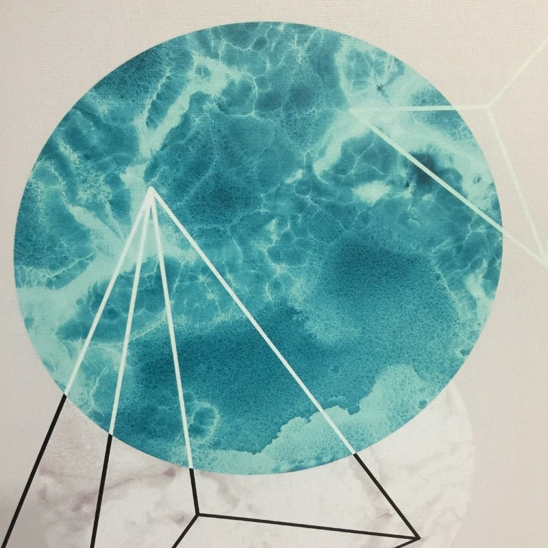 Geometrisch Nordic - Canvas Wandkunst Schilderij