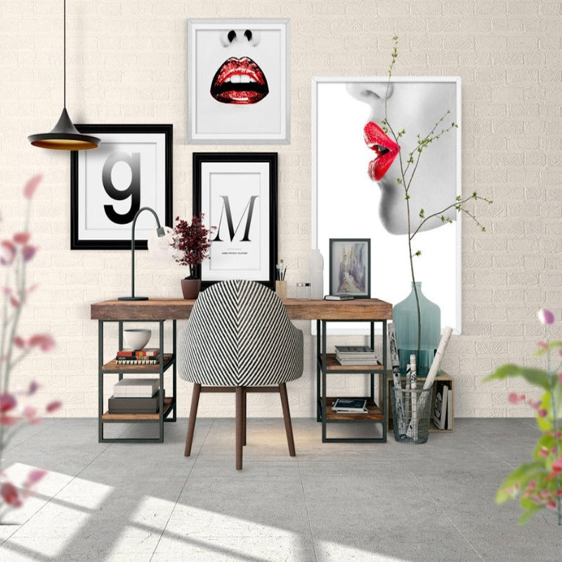 Make-up Lipstick - Canvas Muurkunst Schilderij