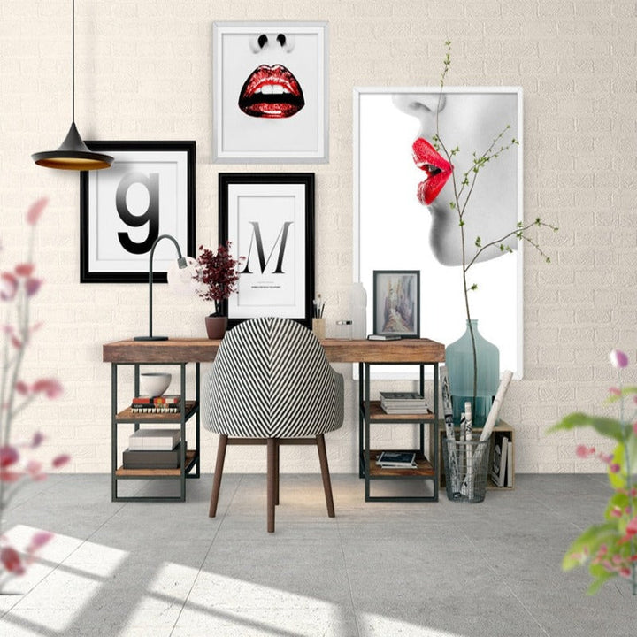 Make-up Lipstick - Canvas Muurkunst Schilderij