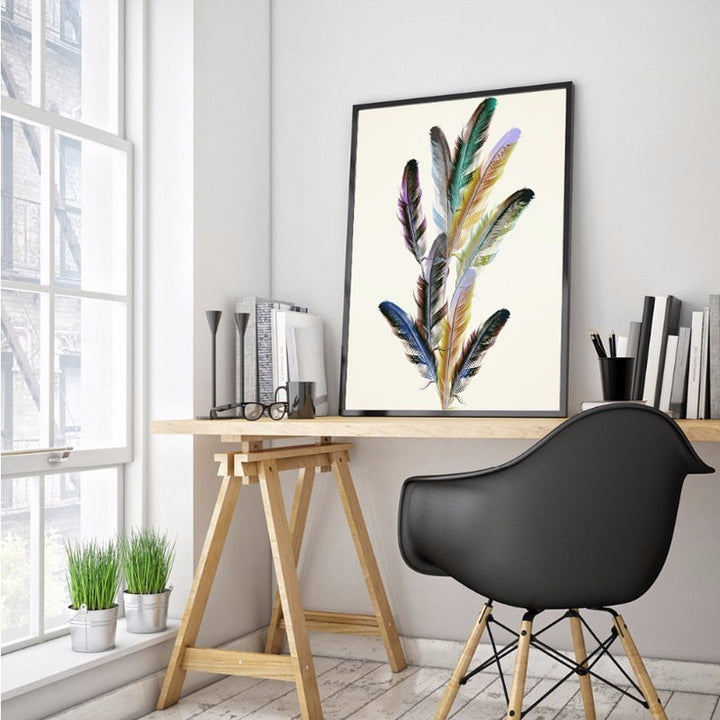 Feather Creative - Canvas Wandkunst Schilderij