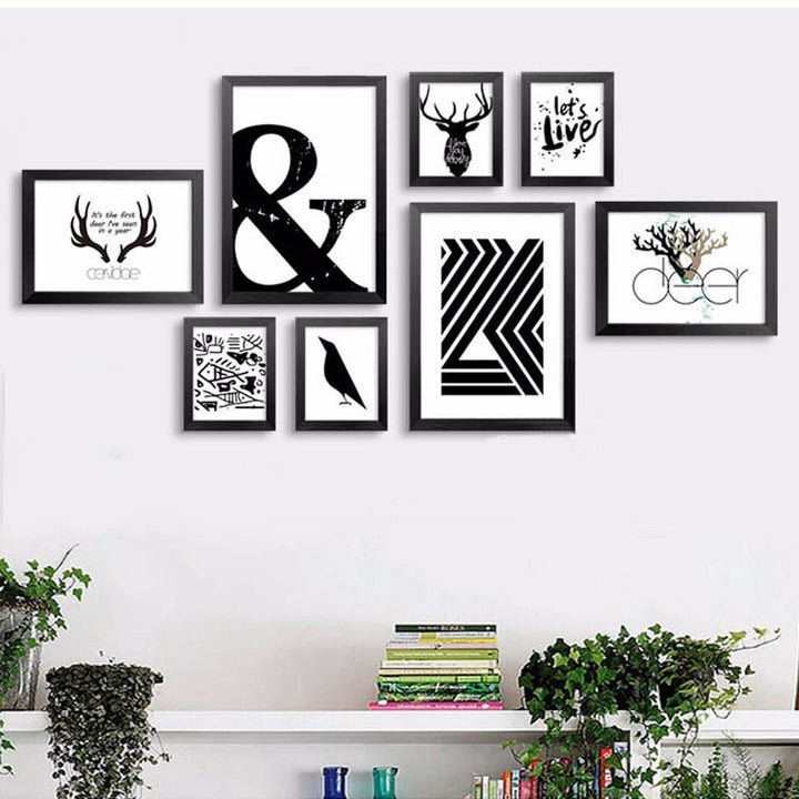 Laten we Leven Herten - Canvas Wanddecoratie Schilderij