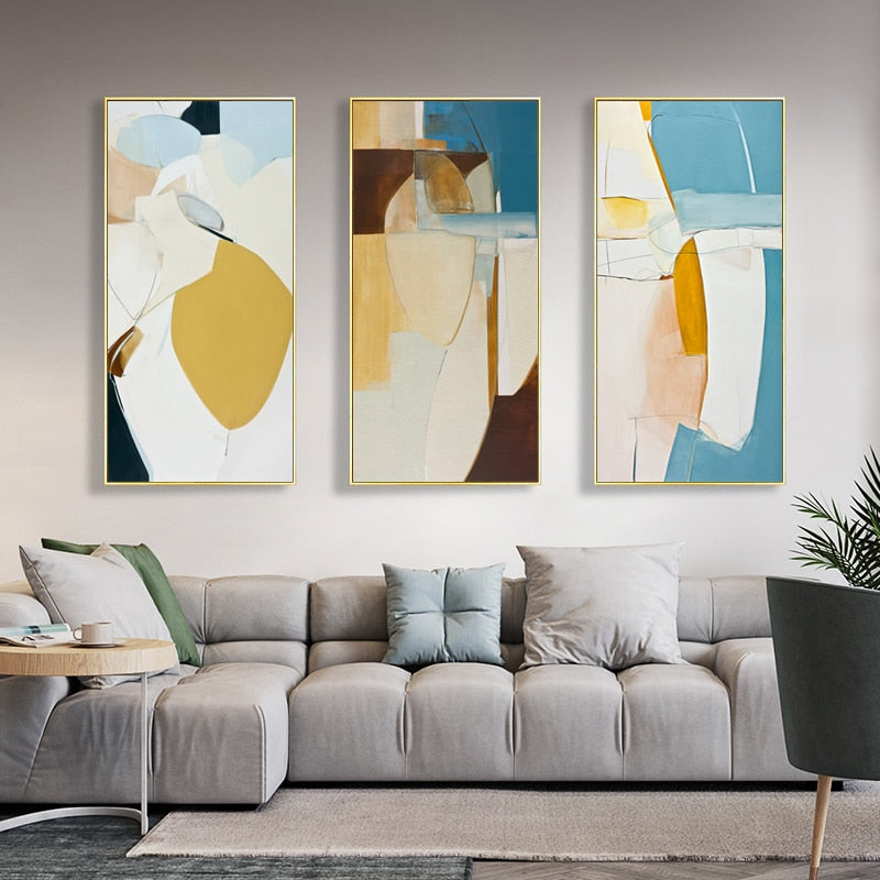 Droomgekleurde patronen - Canvas wanddecoratie schilderij
