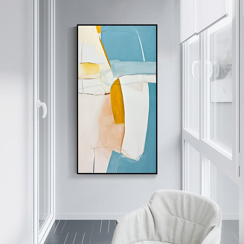 Droomgekleurde patronen - Canvas wanddecoratie schilderij