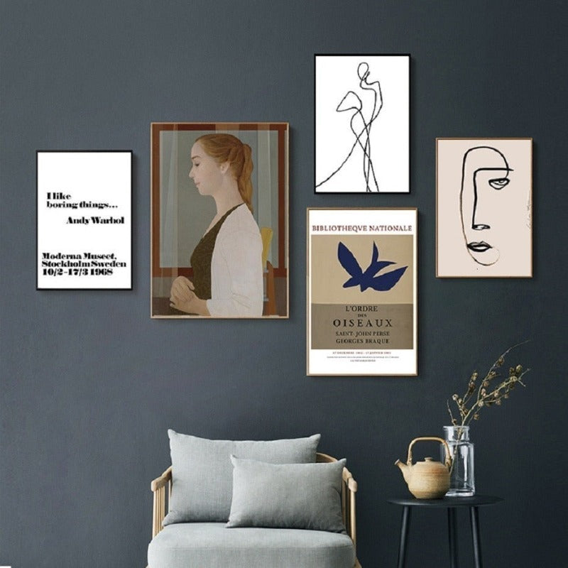 Vlieg als een vogel - Canvas wand kunst schilderij