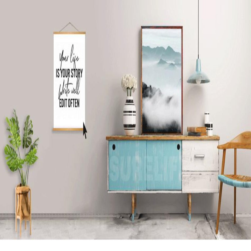 Eenzame Avonden - Canvas Wandkunst Schilderij