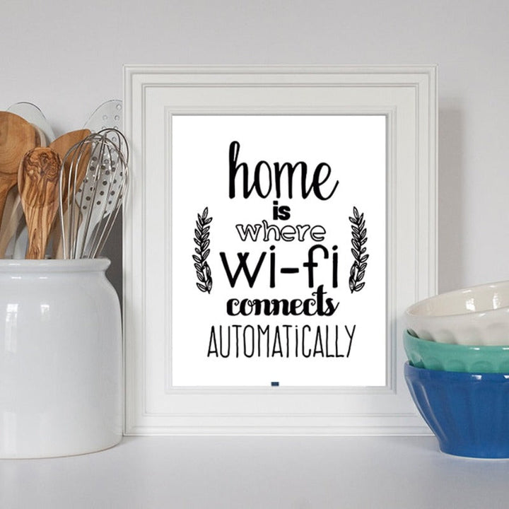 Home Quotes Minimalistisch Noordens - Canvas Muur Art Schilderij