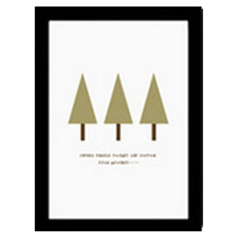 Deer Art Geometric - Canvas Muurkunst Schilderij