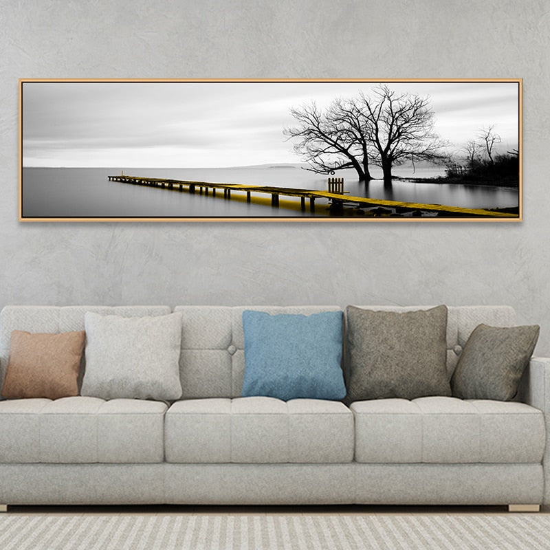 Eenzame Avonden - Canvas Wandkunst Schilderij