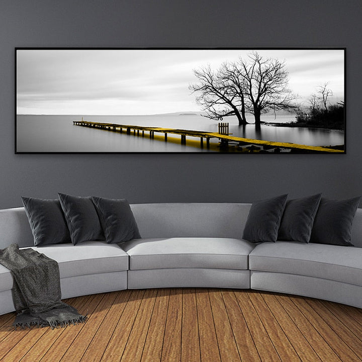 Eenzame Avonden - Canvas Wandkunst Schilderij