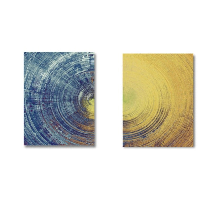 Deep Circles - Canvas Muurkunst