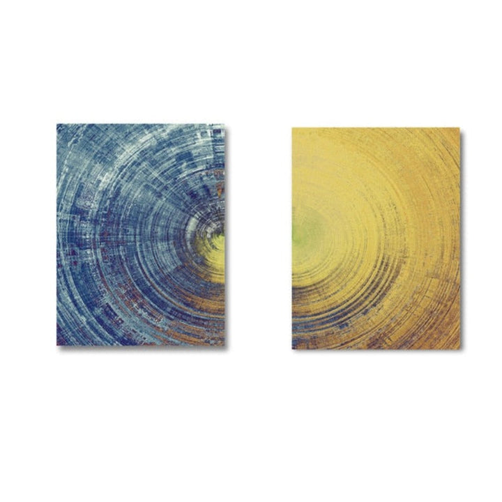 Deep Circles - Canvas Muurkunst