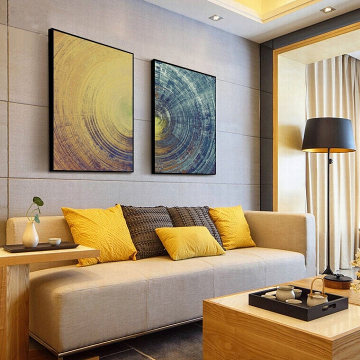 Deep Circles - Canvas Muurkunst