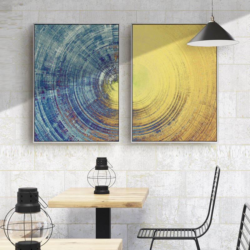 Deep Circles - Canvas Muurkunst